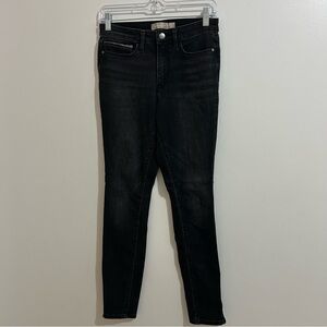 Athleta Women's Sculptek Ultra Skinny Ankle Zip Jeans Black Carbon Wash Size 2